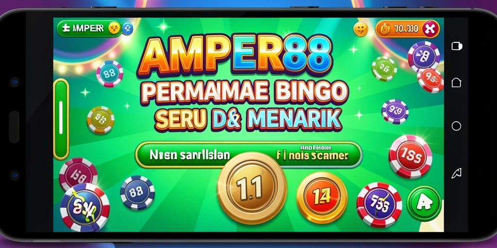 Tampilan gameplay seru AMPER88 dengan pengalaman Bingo menegangkan.