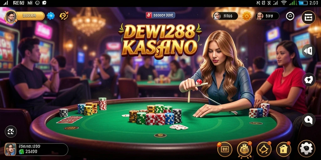 Screenshot gameplay DEWI288 menampilkan keseruan permainan Kasino.