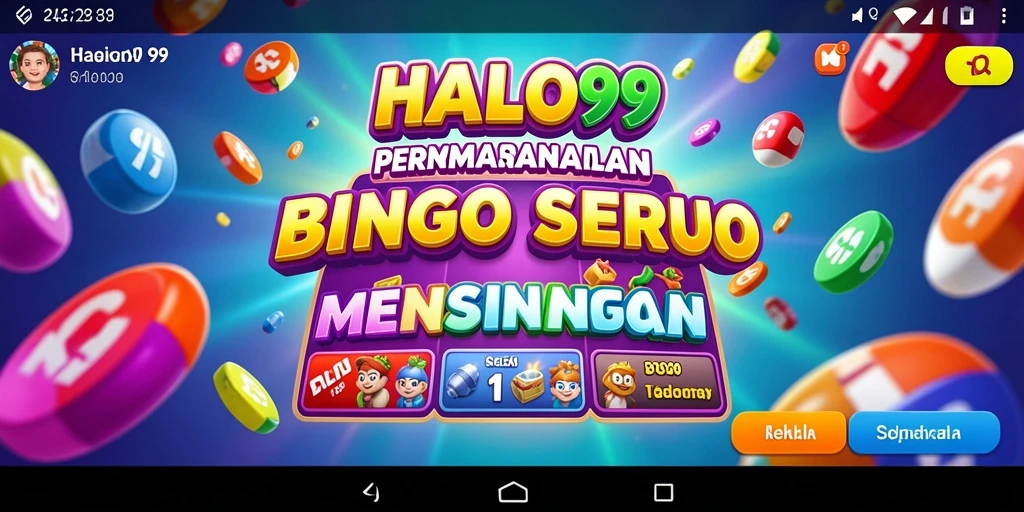 Tampilan gameplay seru dan interaktif di HALO99.