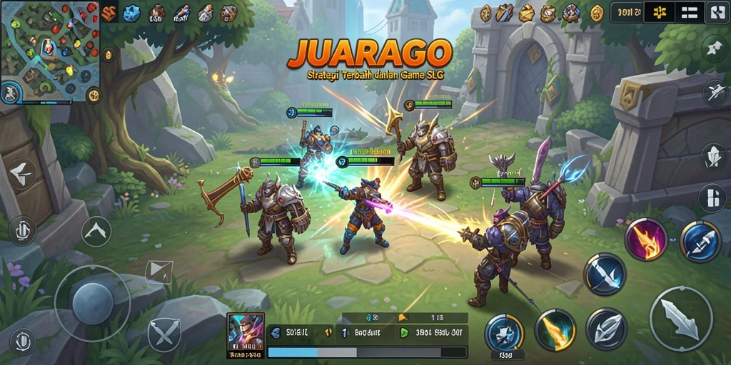 Tampilan gameplay JUARAGO yang menegangkan dan strategis.