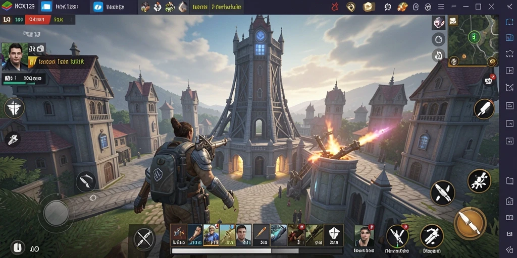 Gameplay menegangkan di tower defense NOX123 dengan strategi menawan.