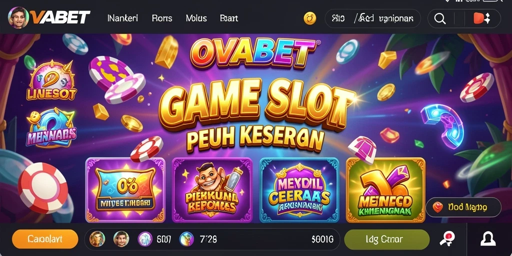 Screenshot gameplay OVABET yang menunjukkan keseruan bermain slot.