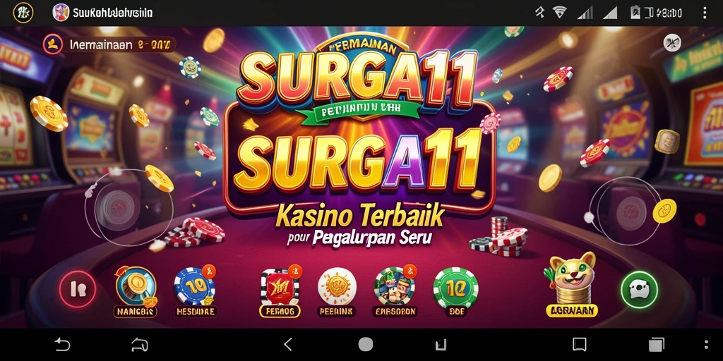Tampilan gameplay SURGA11 yang menarik dan penuh aksi di dunia Kasino.
